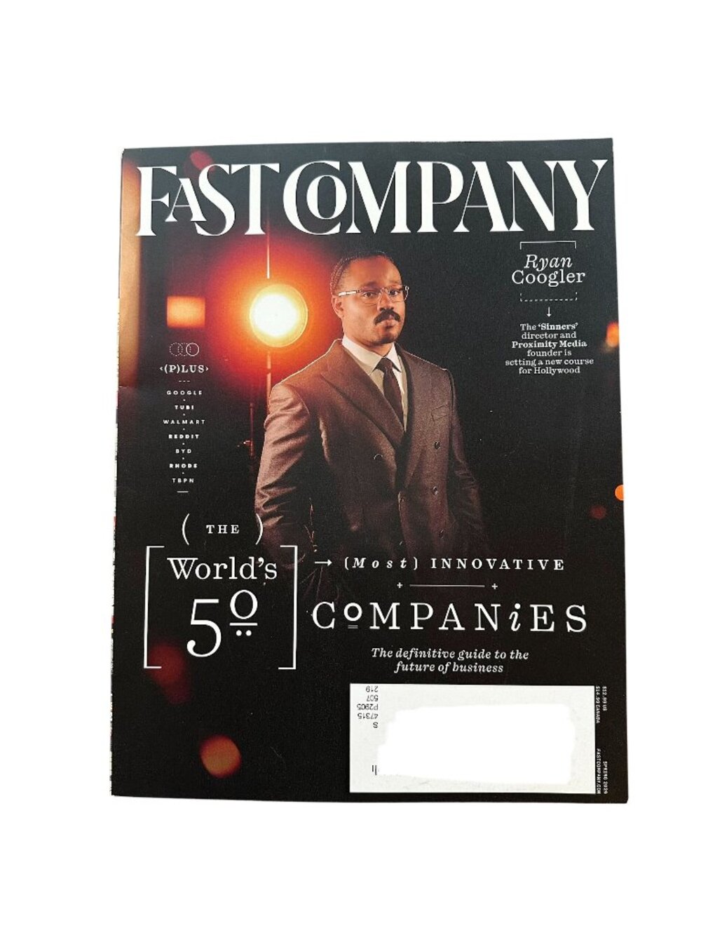 Fast Company Magazine Spring 2026 Ryan Coogler 50 Most Innovative Companies